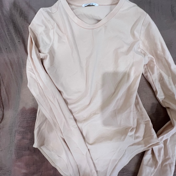 MANGOPOP NUDE LONG SLEEVE BODYSUIT. BRAND NEW - Picture 3 of 4